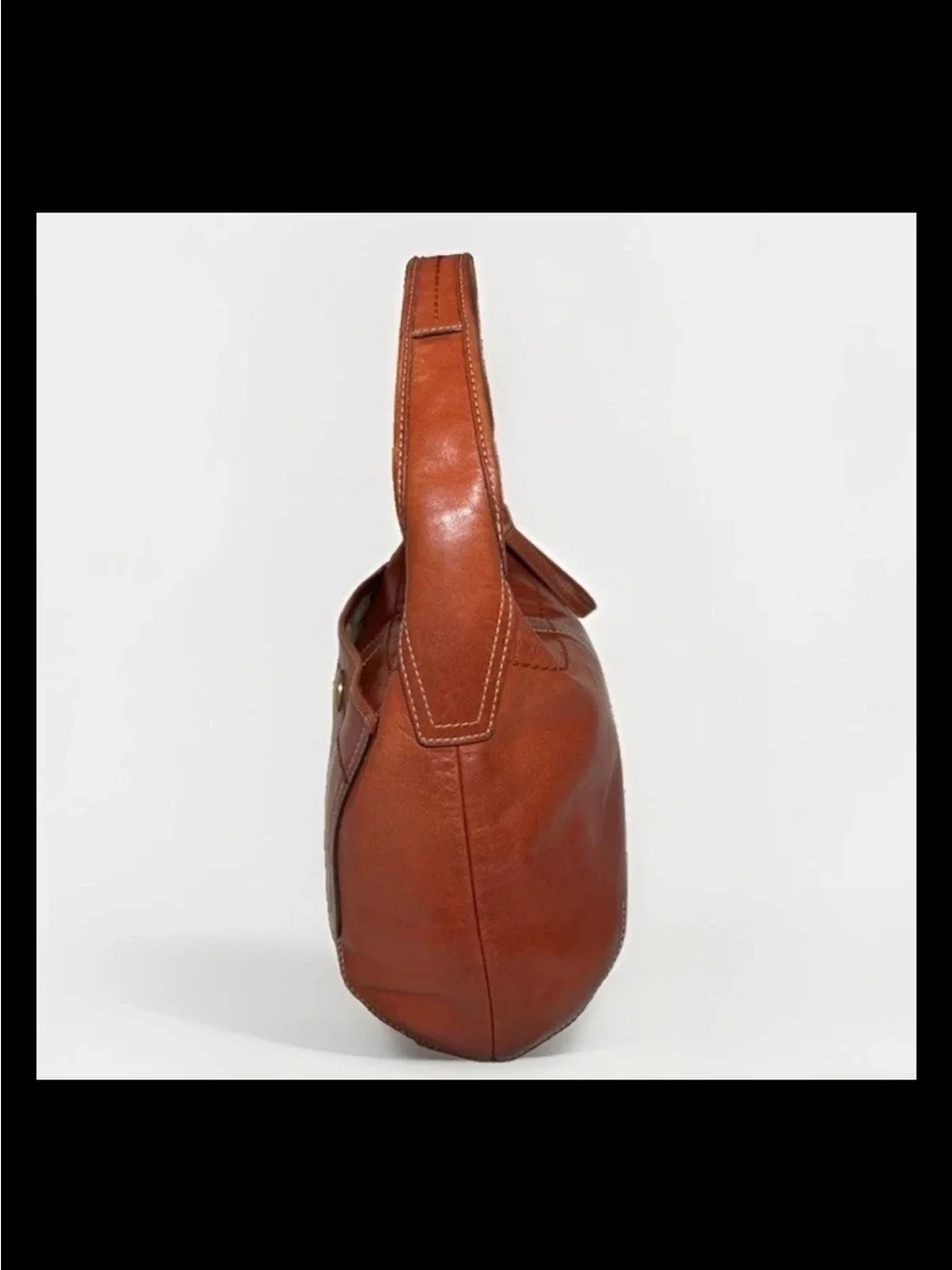 Coach Ergo Hobo, Shoulder Bag, Burnt Orange Leather, Brass, 2007 Style: (10740)